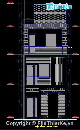 Bản vẽ,nhà phố 2 tâng,Bản vẽ nhà dân,Bản vẽ autocad,Nhà phố 4.2x18m